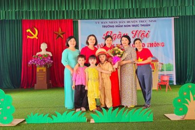 NGÀY HỘI “BÉ VỚI AN TOÀN GIAO THÔNG” TRƯỜNG MẦM NON TRỰC THUẬN Năm học 2024-2025